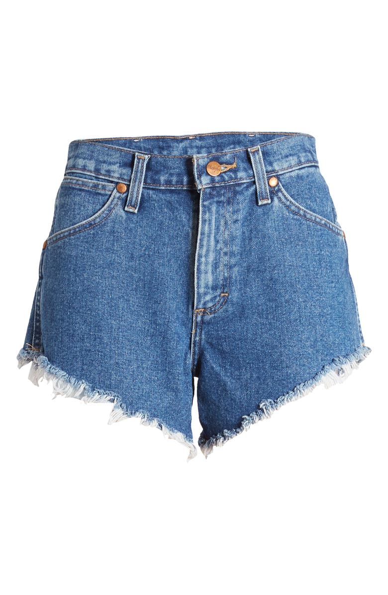 Wrangler Heritage Cutoff Denim Shorts, Alternate, color, 