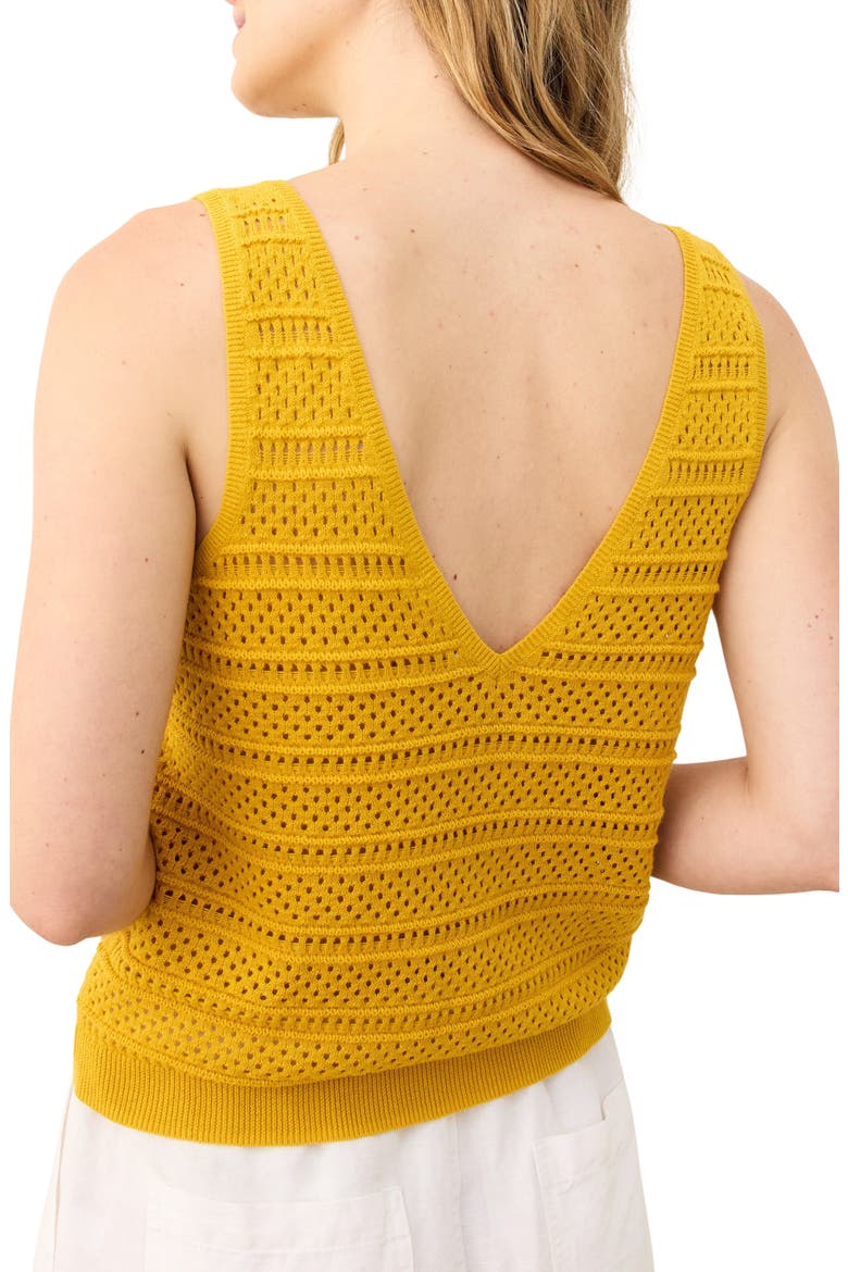 Finley Open Stitch Sweater Tank, Alternate, color, OAK BUFF