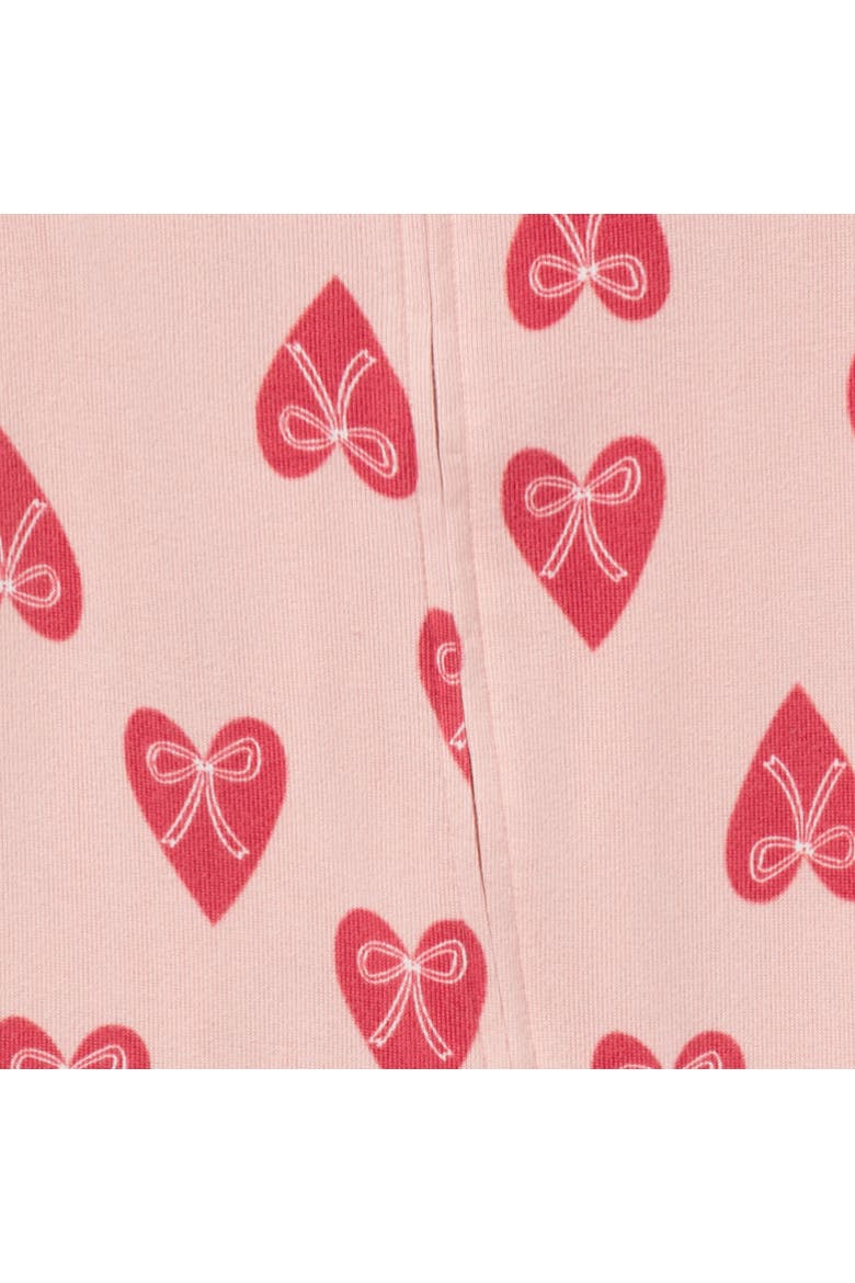 Baby & Toddler Girls Pink Hearts Footless Pajamas, Alternate, color, Hearts