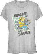 Minions & Monsters Junior's Minions & Monsters Smile At the Camera Graphic T-Shirt