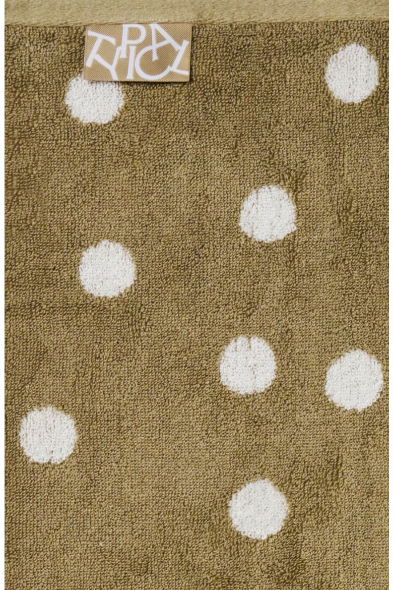 Scattered Polka Dot Bath Towel, Alternate, color, EVERYDAY KHAKI/ WORKSHOP WHITE