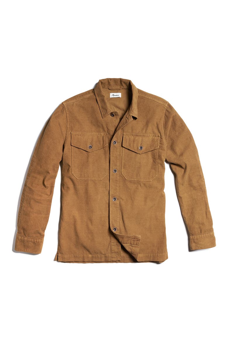 Odessa Cord Field Jacket, Alternate, color, AMBER GRAIN