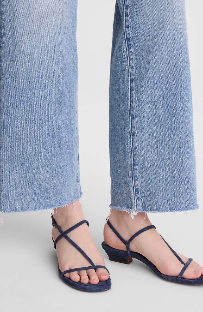 Madewell Maycie Asymmetric T-Strap Sandal, Alternate, color, Warm Midnight