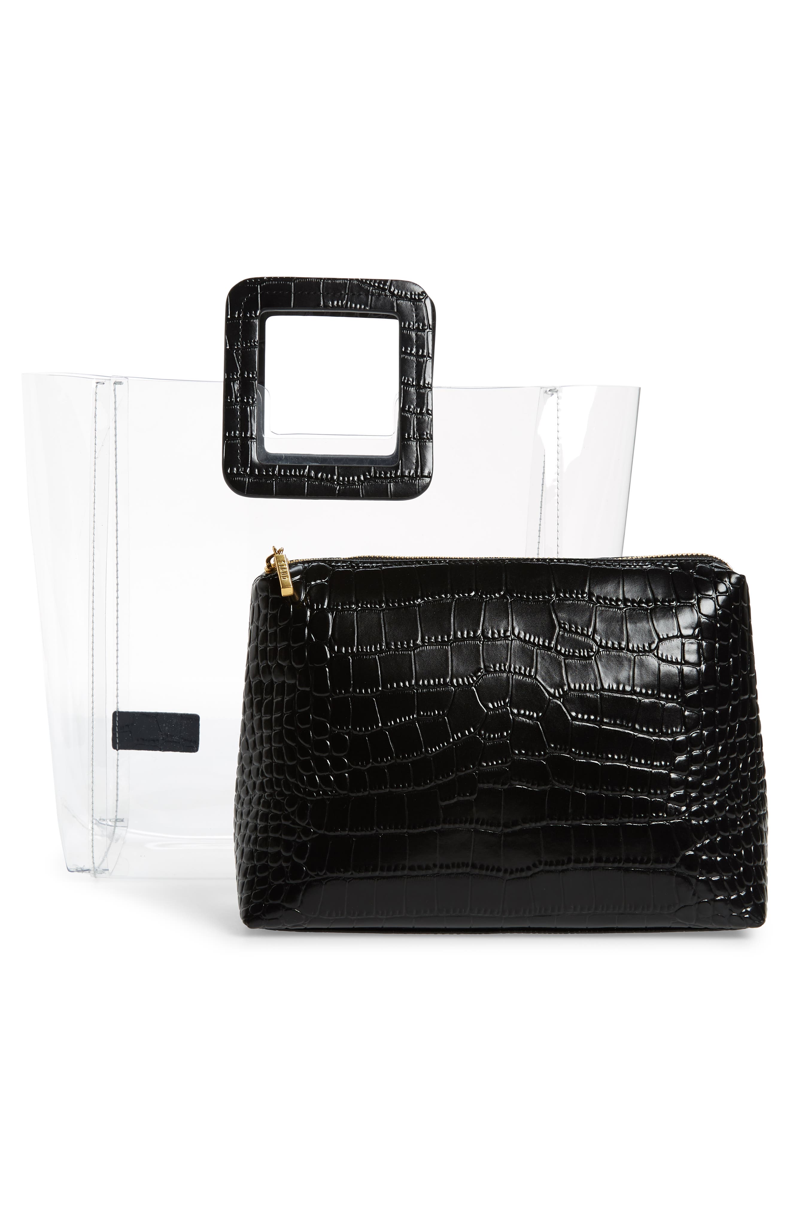 STAUD Shirley Transparent Tote, Alternate, color, 