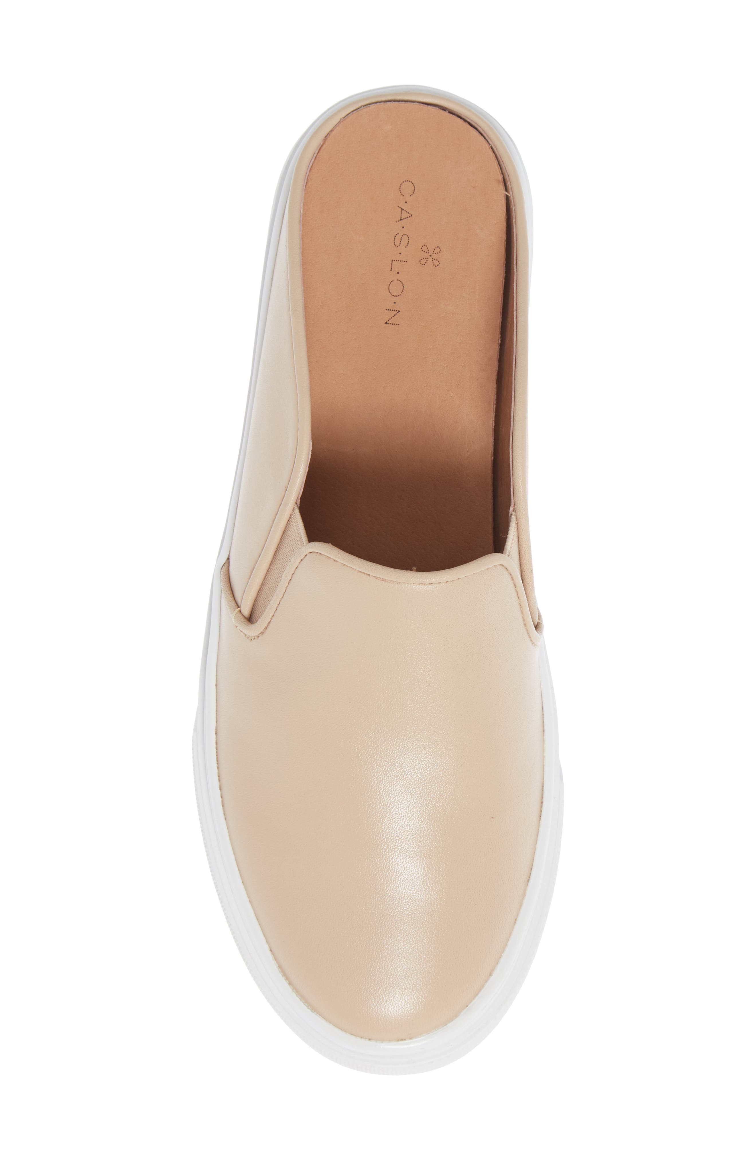 Calder Platform Sneaker, Alternate, color, NUDE LEATHER