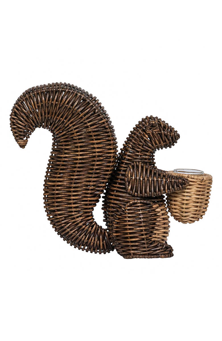 Juliska Devon Will Squirrel Vase, Alternate, color, Brown