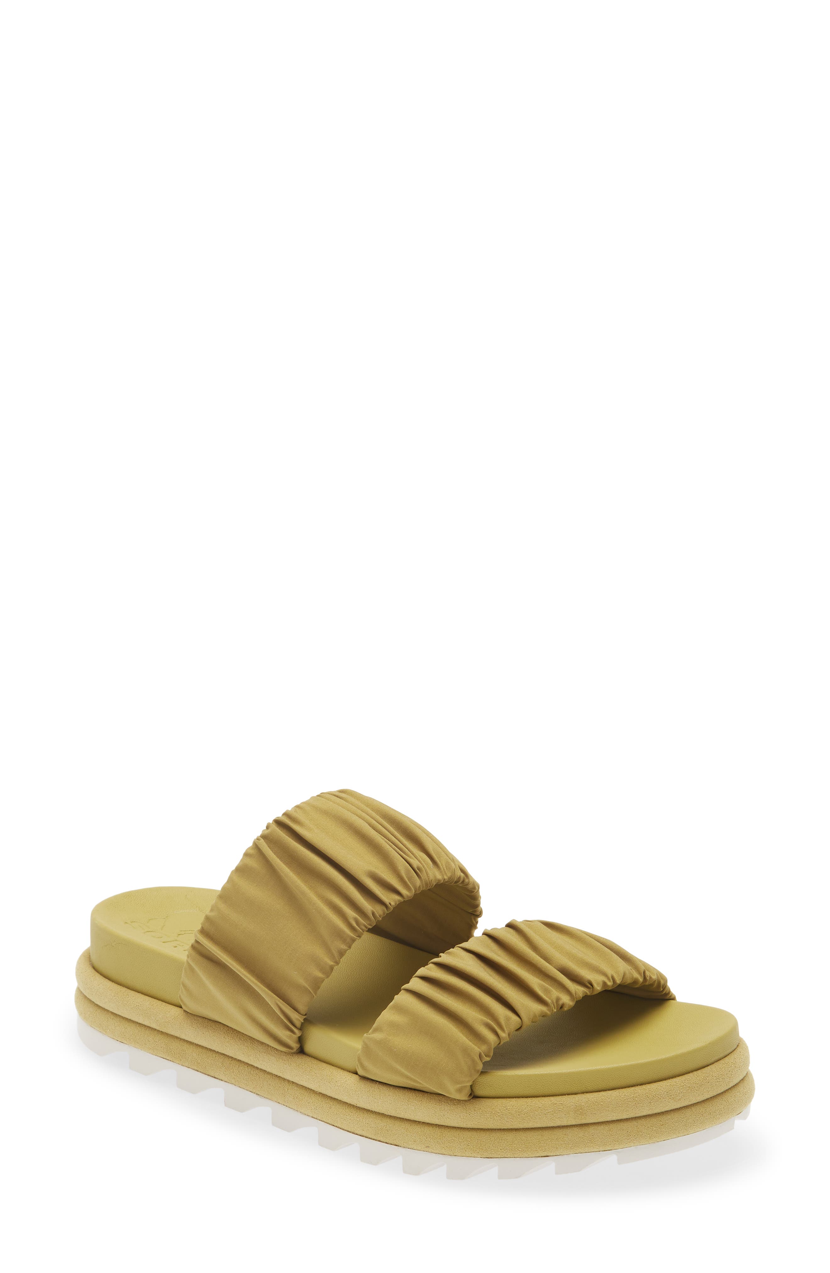 Roaming Slide Sandal, Main, color, OLIVE SHADE CHALK