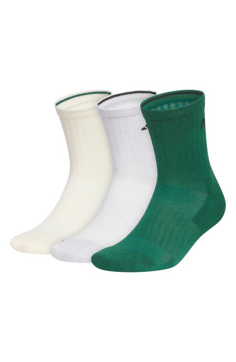 Cushioned Sport 5.0 3-Pack Quarter Crew Socks