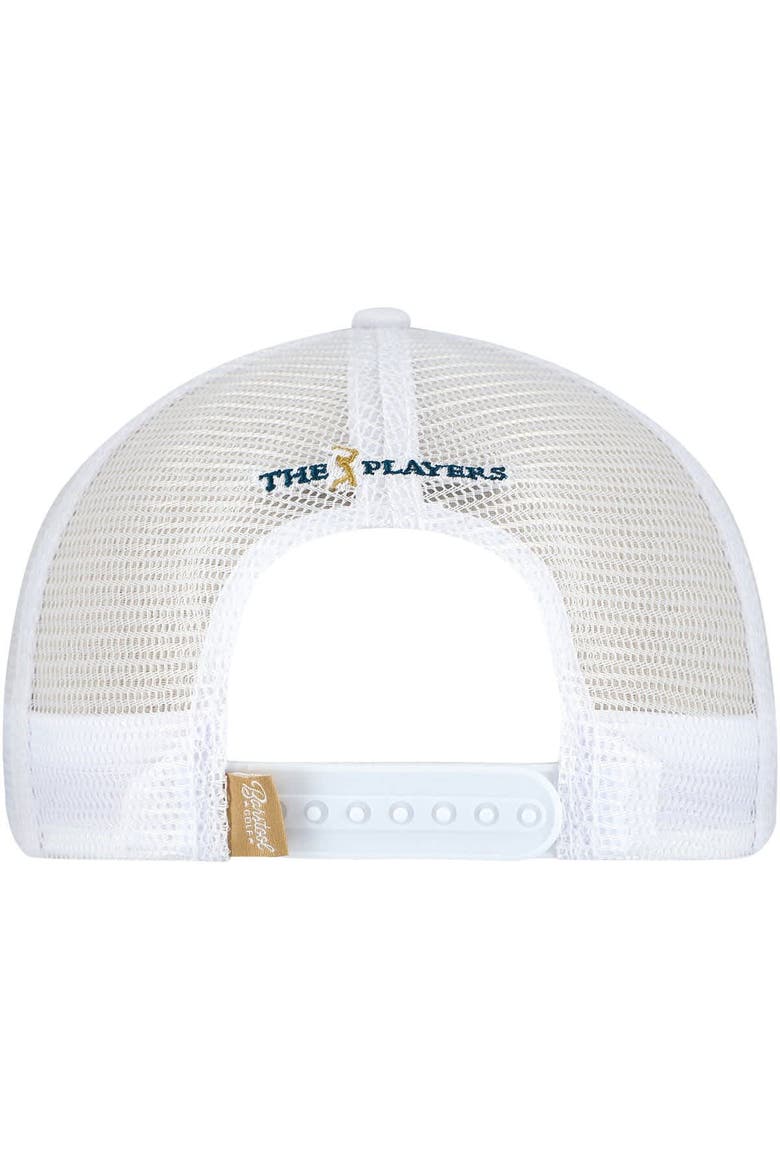 Men's Barstool Golf  White/Tan THE PLAYERS Nailhead Canvas Rope Adjustable Hat, Alternate, color, White