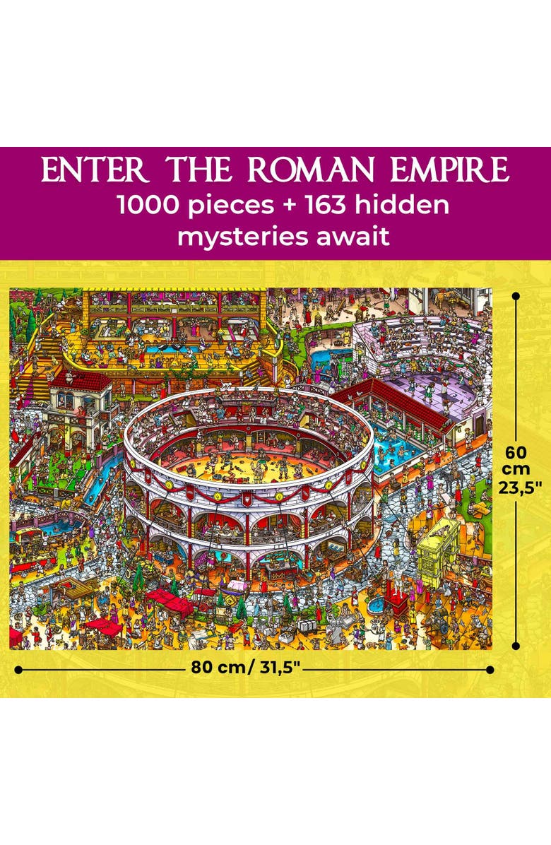 Quokka 1000-Piece Jigsaw Puzzle for Adults - Metropolis, Nosferatu & Roman Empire, Alternate, color, Roman Empire