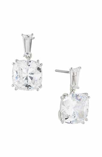 Nadri A la Carte Cubic Zirconia Drop Earrings