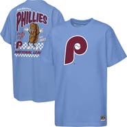 Mitchell & Ness Youth Mitchell & Ness  Light Blue Philadelphia Phillies Cooperstown Concession T-Shirt
