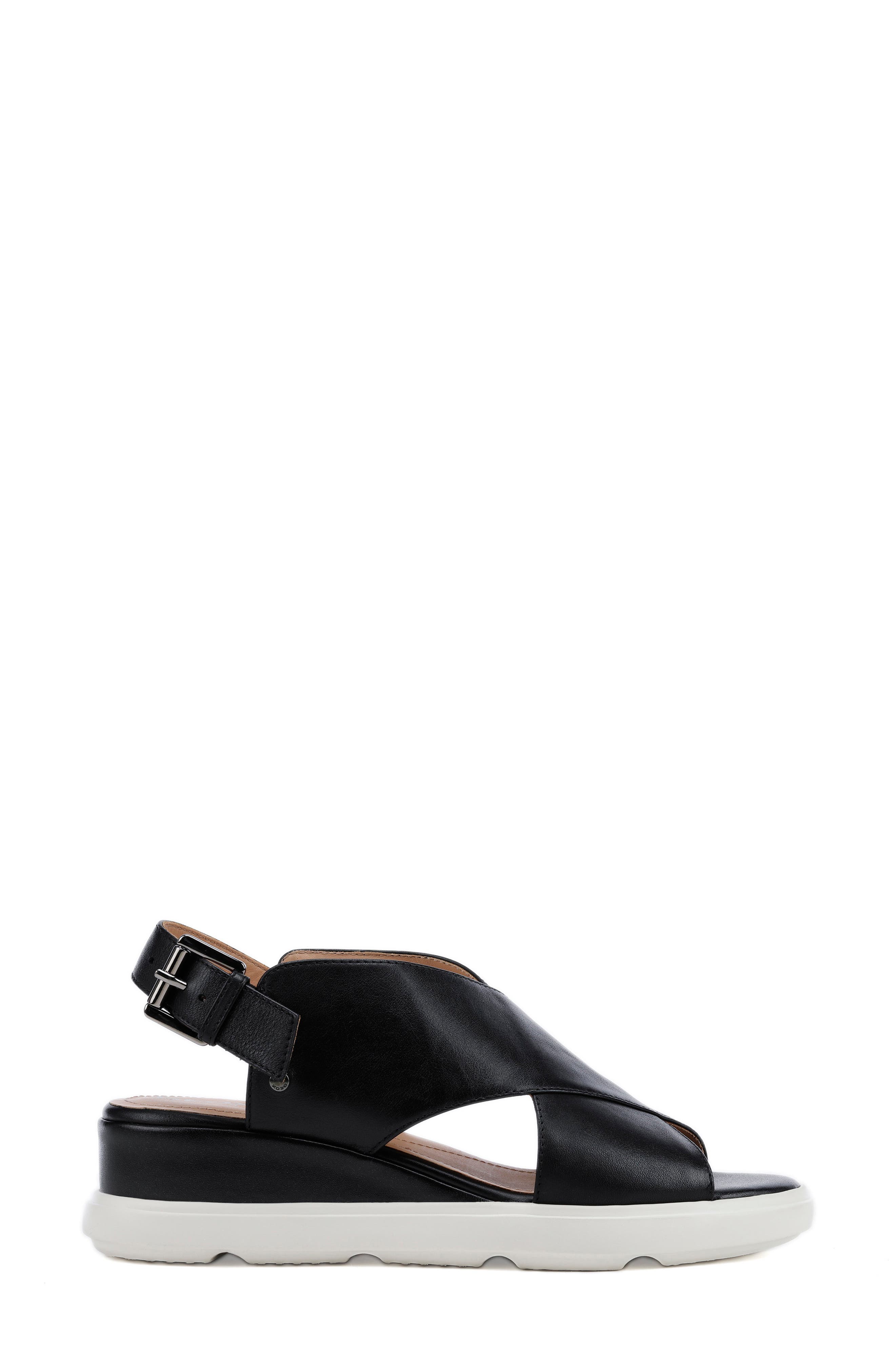 Geox Pisa Wedge Sandal, Alternate, color, 
