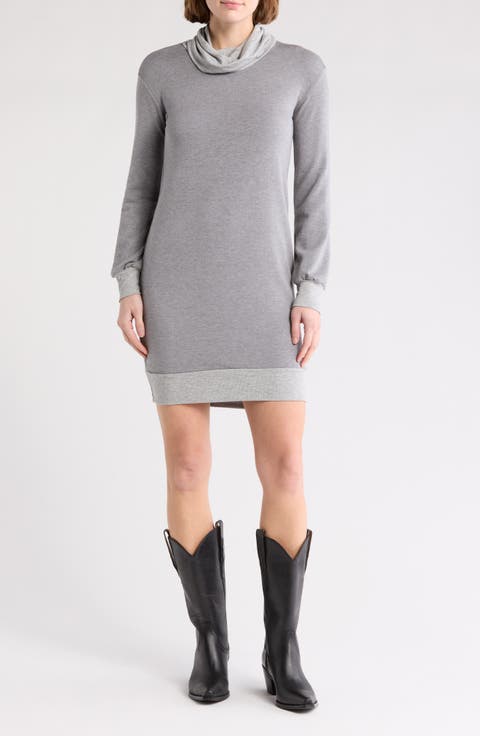 Turtleneck Sweater Minidress