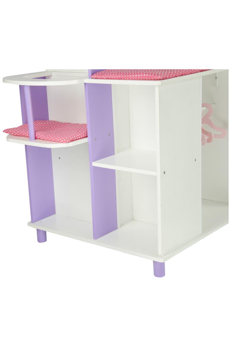 Olivia's Little World Little Princess Baby Doll Changing Station, Alternate, color, WHITE