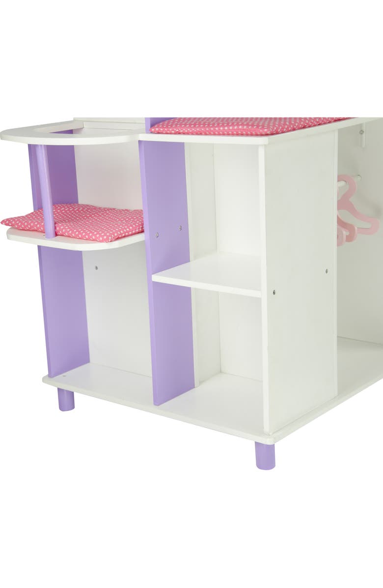 Teamson Kids Olivia's Little World Little Princess Baby Doll Changing Station, Alternate, color, White