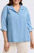 Foxcroft Agnes Denim Shirt