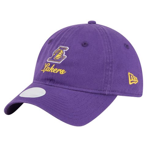 Women's New Era  Purple Los Angeles Lakers Gameday Preppy 9TWENTY Adjustable Hat