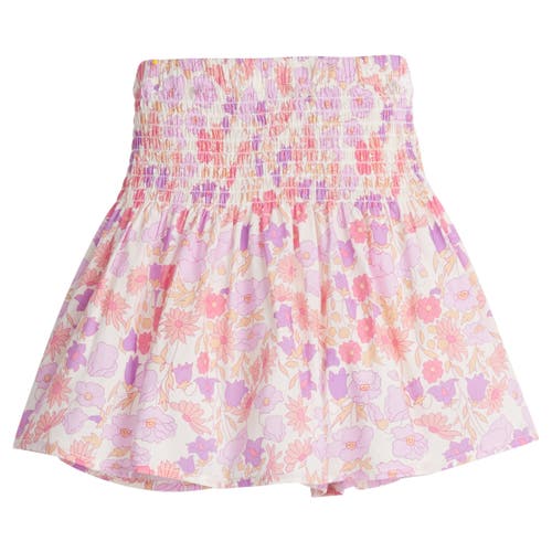Bisby Kids' Shirred Circle Skirt In Lisle Lavender