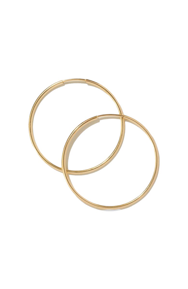 MADE BY MARY Live In Hoop Earrings, Main, color, Gold Filled