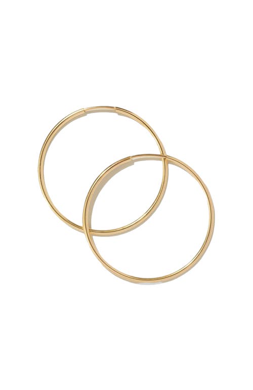 Made By Mary Live In Hoop Earrings In Gold