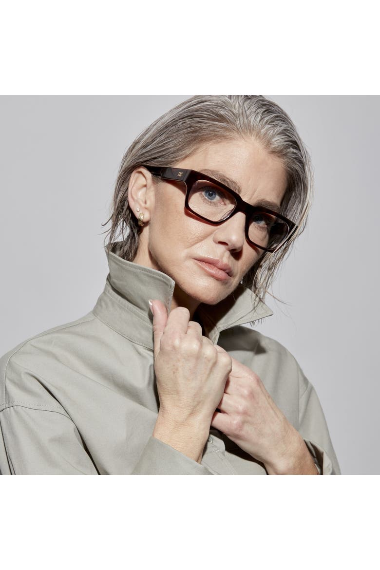 Leon Reading Glasses, Alternate, color, Green / Clear