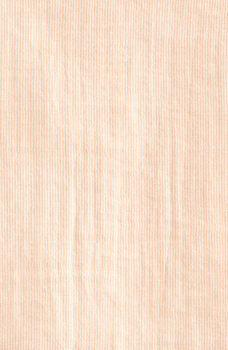 Nordstrom Stripe Short Sleeve Cotton Button-Up Shirt & Shorts Set, Alternate, color, Tan Biscuit Fine Stripe