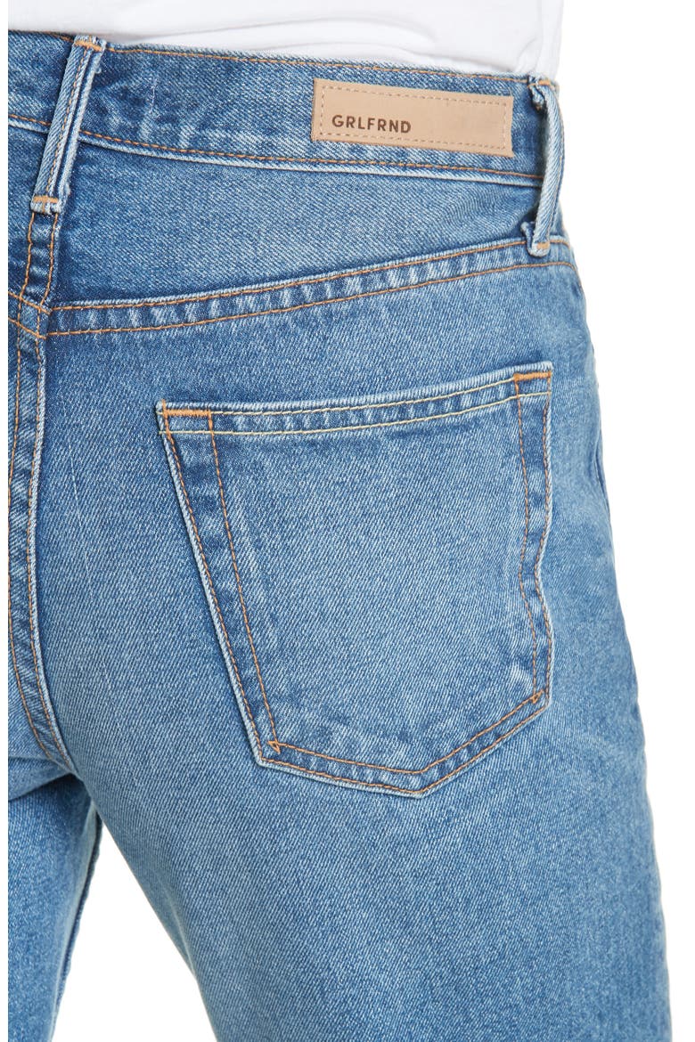 Helena Step Hem Straight Jeans, Alternate, color, TURN BLUE