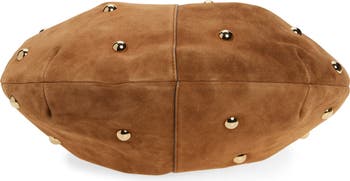 The Essential Curve Suede Shoulder Bag