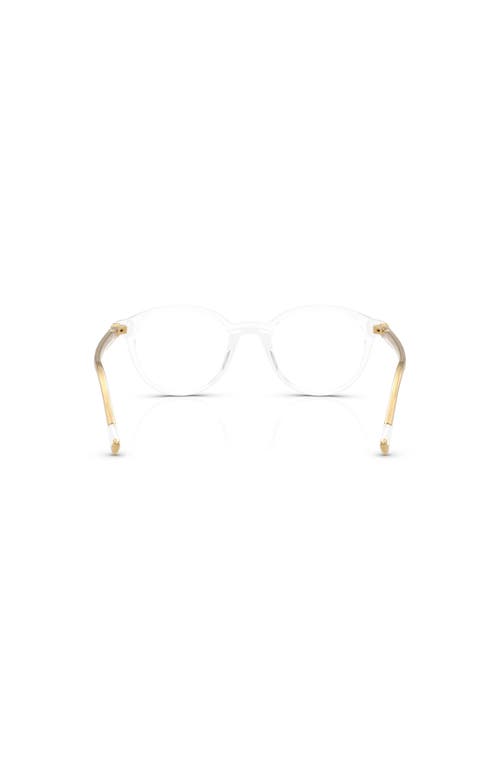 Miu Miu 50mm Round Optical Glasses In Transparent