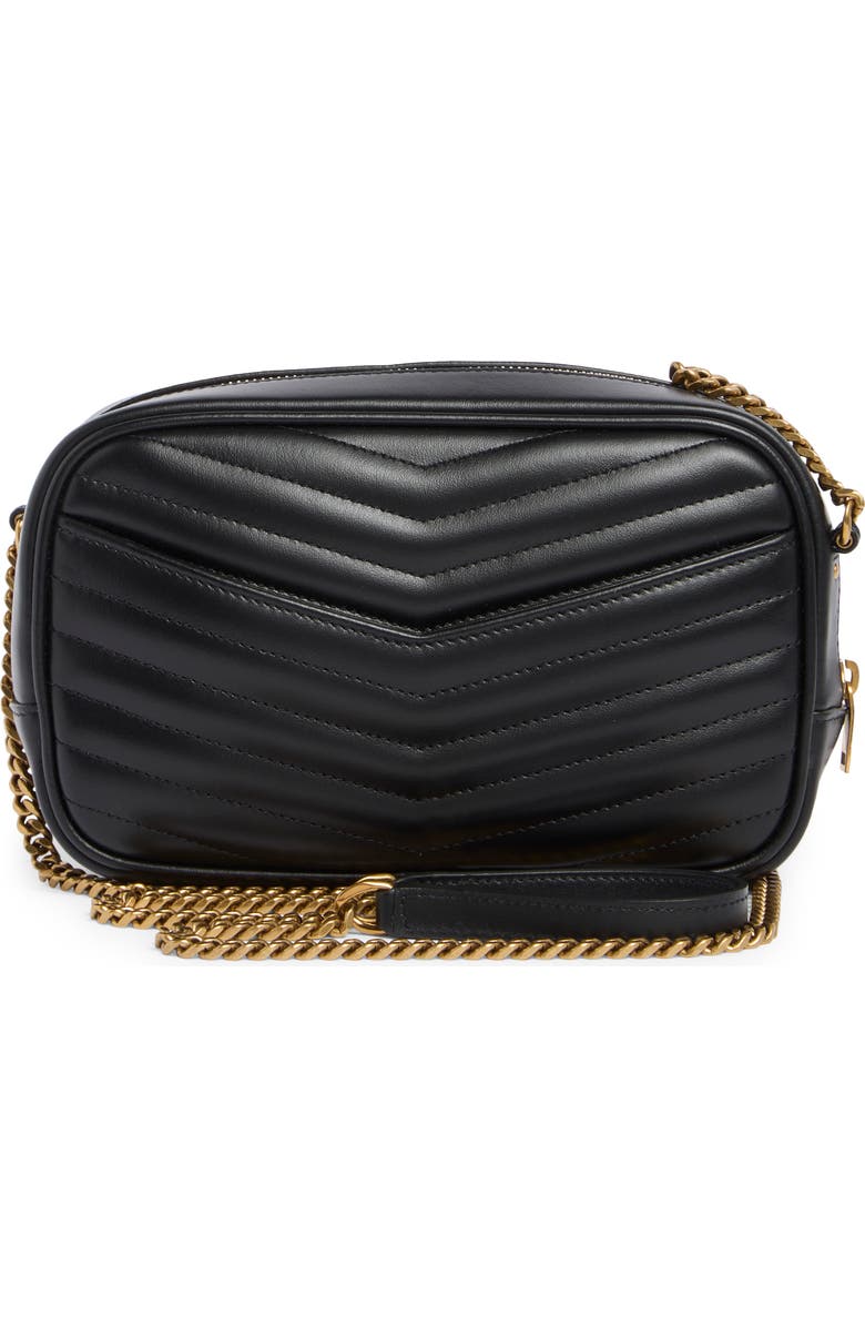 Saint Laurent Mini Lou Matelassé Leather Camera Bag, Alternate, color,