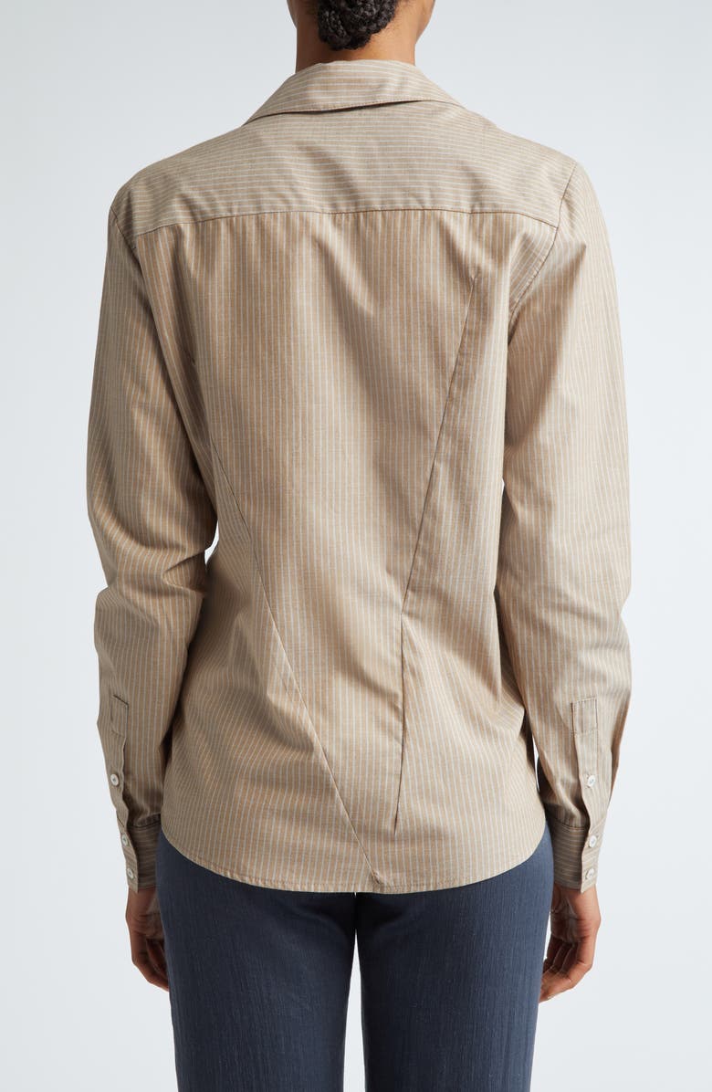 Paloma Wool Donald Stripe Cotton Button-Up Shirt, Alternate, color, 