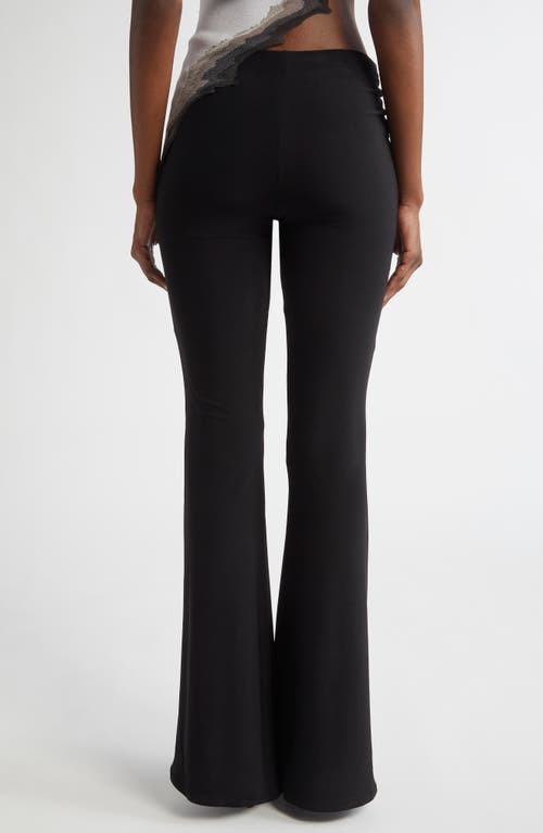 Grace Ling Claw Flare Pants In Black