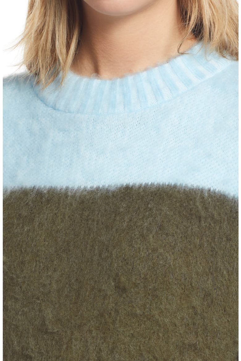 Oversize Brushed Pullover, Alternate, color, BLUE TRIXIE MULTI STRIPE