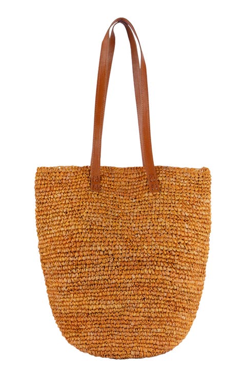 Hamptons Raffia Tote