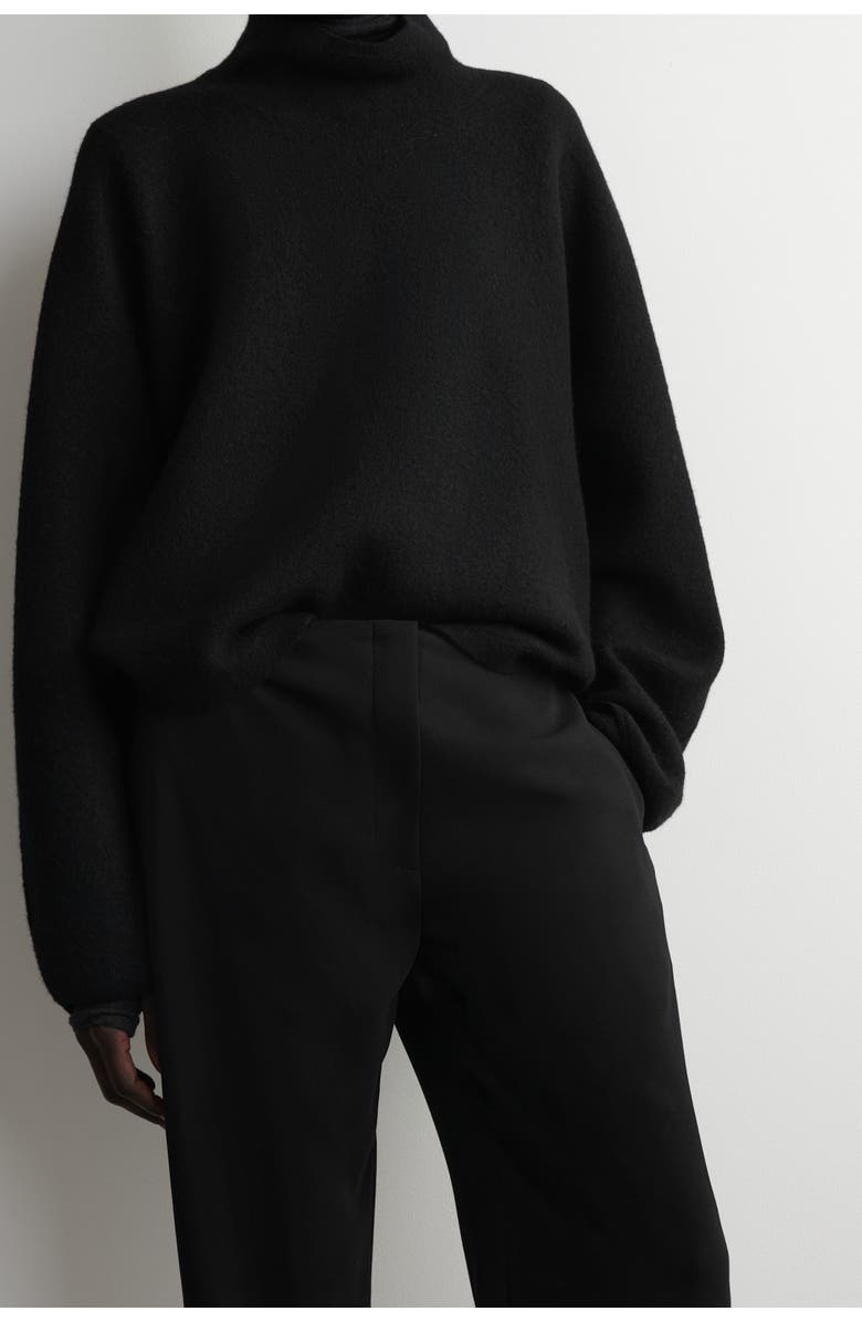 COS Tailored Regular-Fit Straight-Leg Pants, Alternate, color, Black