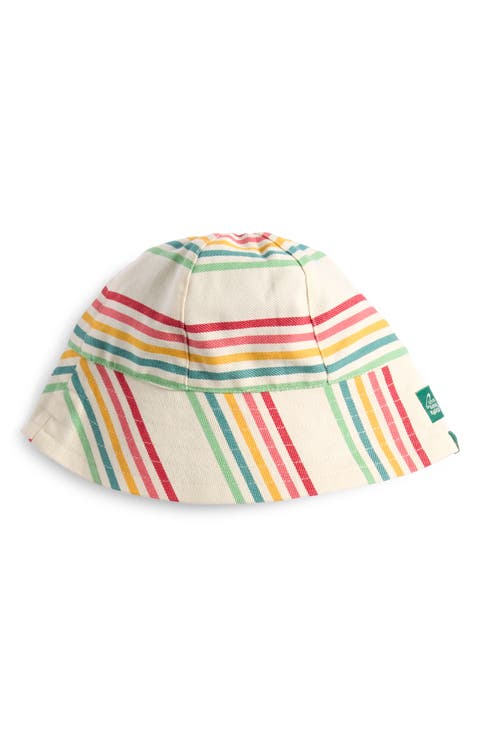 Kids' Cream Rainbow Organic Cotton Sun Hat (Baby & Toddler)