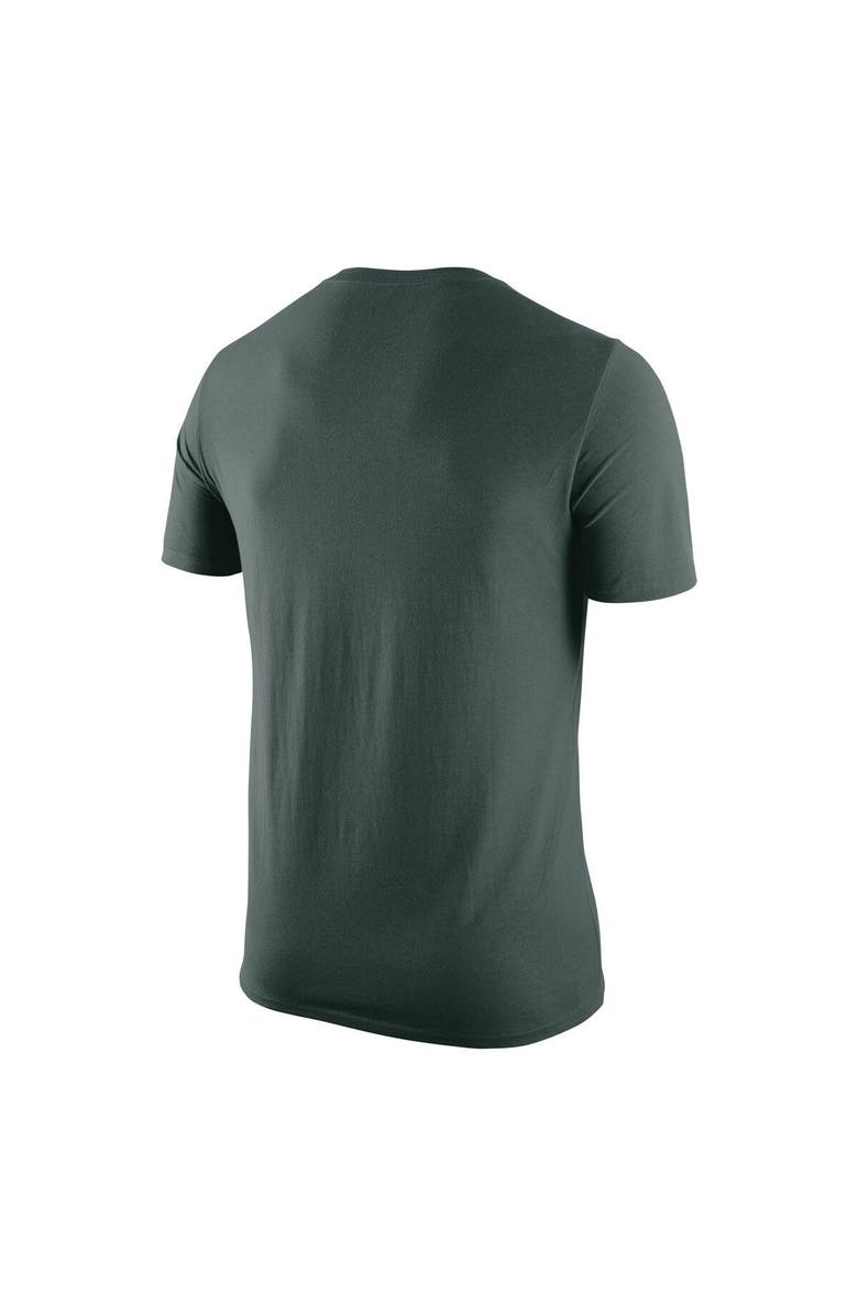 Nike Men's Nike Green Michigan State Spartans Basketball Logo T-Shirt, Alternate, color, 