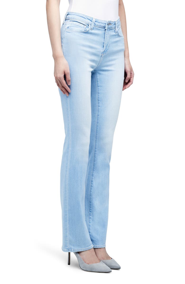 L'AGENCE Oriana High Waist Straight Leg Jeans, Alternate, color, Belmont