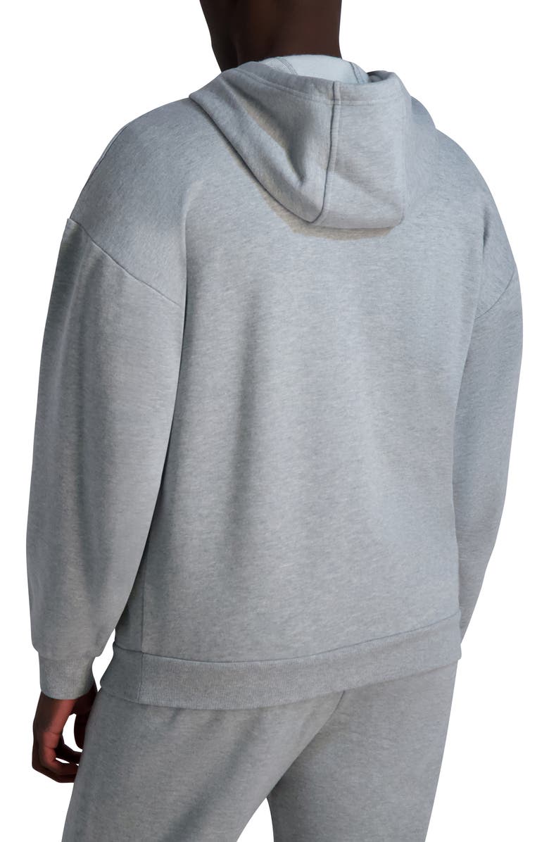 KARL LAGERFELD PARIS Alo Hoodie, Alternate, color, Light Grey