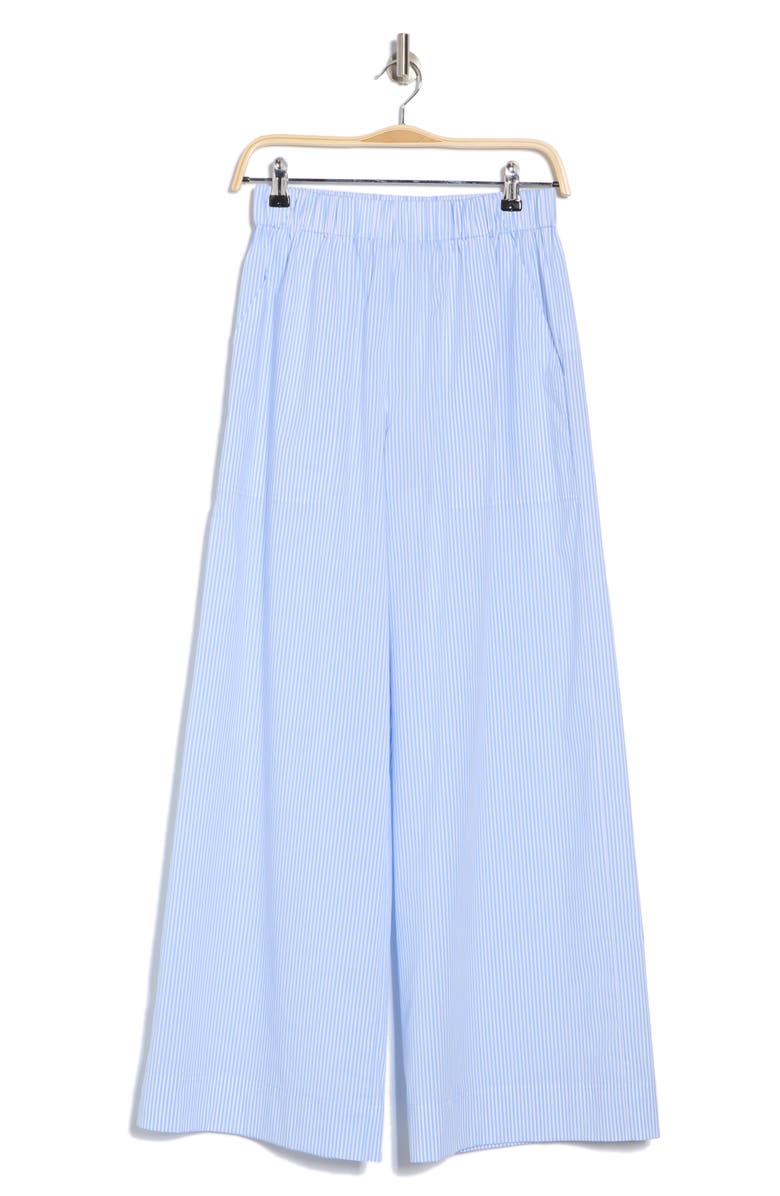 Simkhai Arden Pull-On Pants, Alternate, color, Classic Blue Stripe