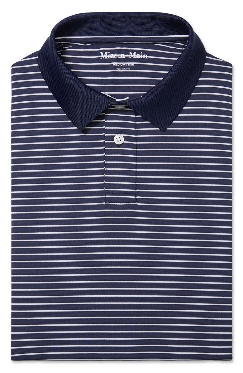 Mizzen+Main Sawyer Trim Fit Performance Golf Polo | Nordstrom