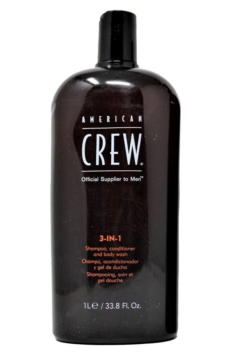 AMERICAN CREW 3-In-1 Shampoo/Conditioner/Body Wash, Main, color, 