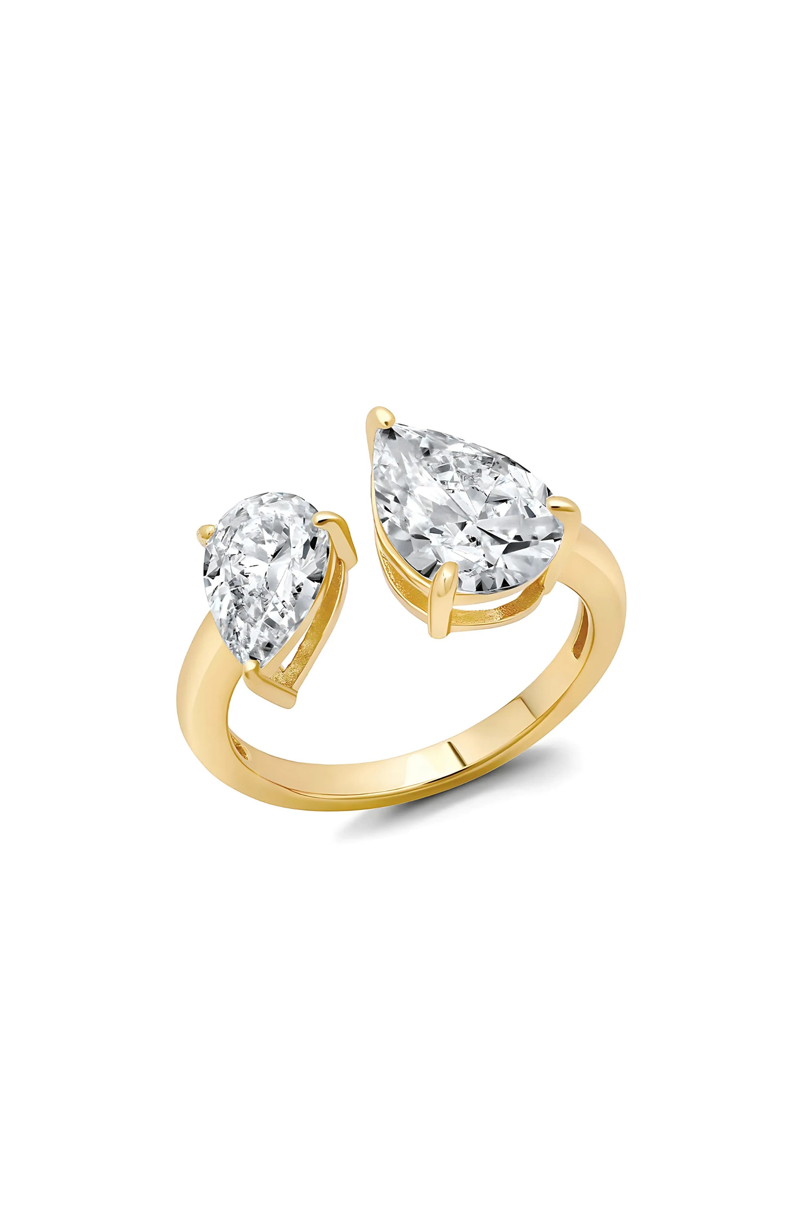 selected 18KYG/ CLEAR STONE