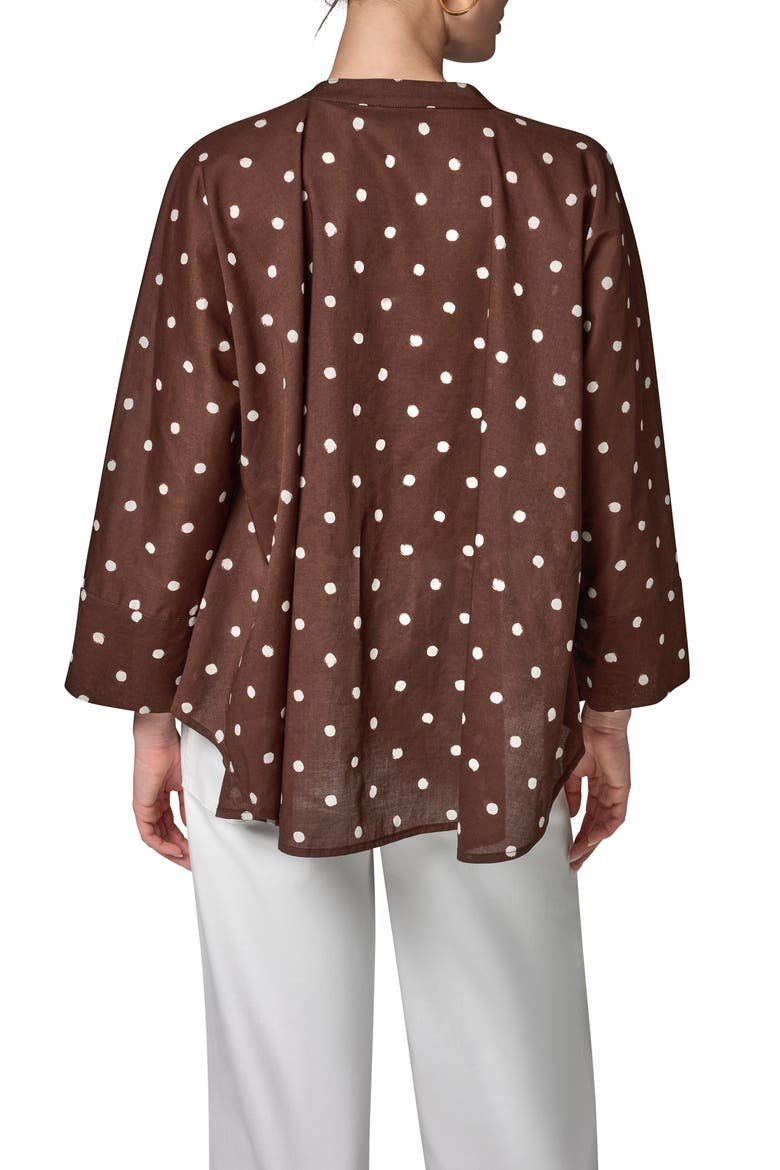 Cotton Voile Top, Alternate, color, CANYON/ CREAM