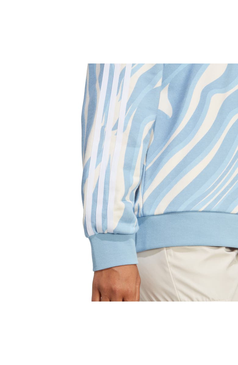 adidas Originals Abstract Animal Print Sweatshirt, Alternate, color,