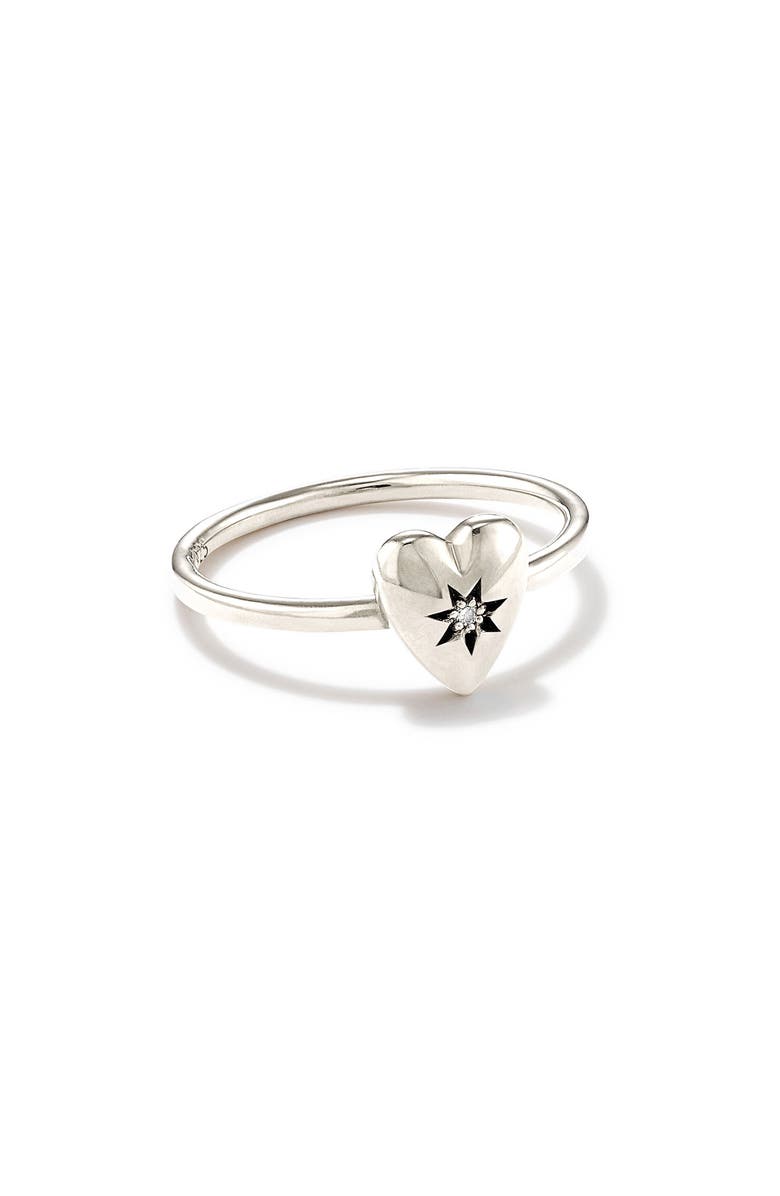 Kendra Scott Angie Hearring Diamond Heart Ring - 0.01ctw | Nordstromrack