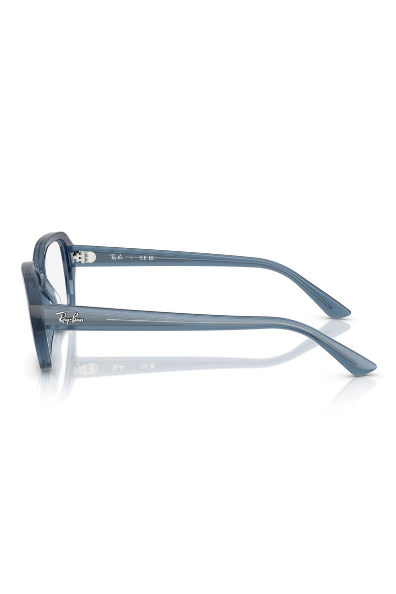 51mm Square Optical Glasses, Alternate, color, LIGHT BLUE