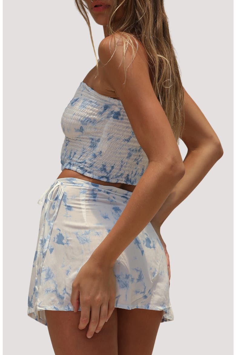 Coco Tube Top, Alternate, color, SKY DREAM