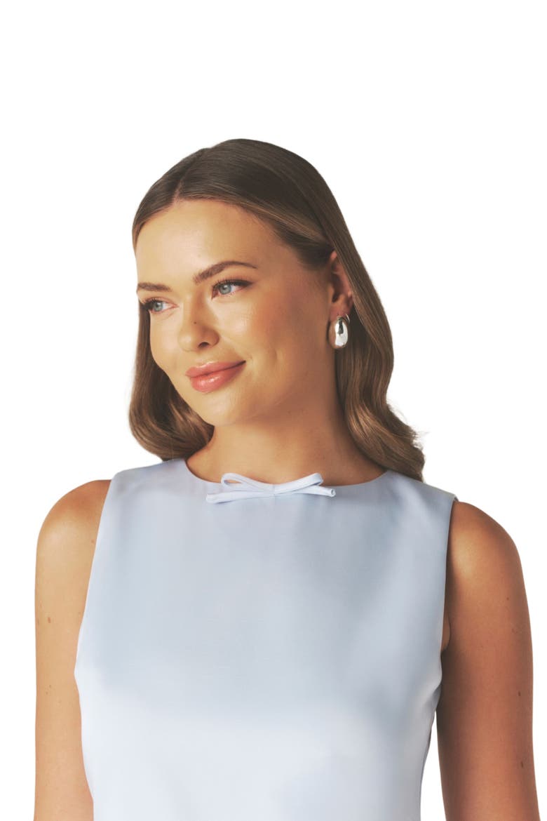 Mini Mod Bow Dress, Alternate, color, Pale Blue